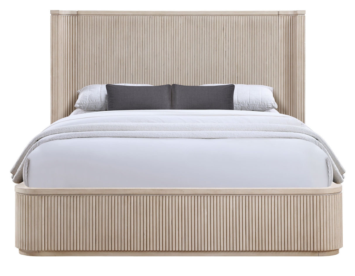 Henry Reeded Warm Tan Bedroom Set from Steve Silver - Luna Furniture
