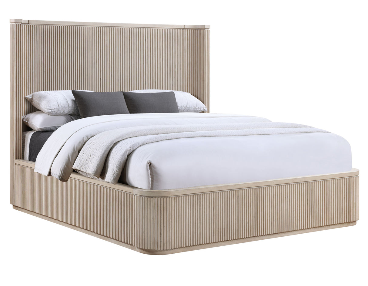 Henry Reeded Warm Tan Bedroom Set from Steve Silver - Luna Furniture