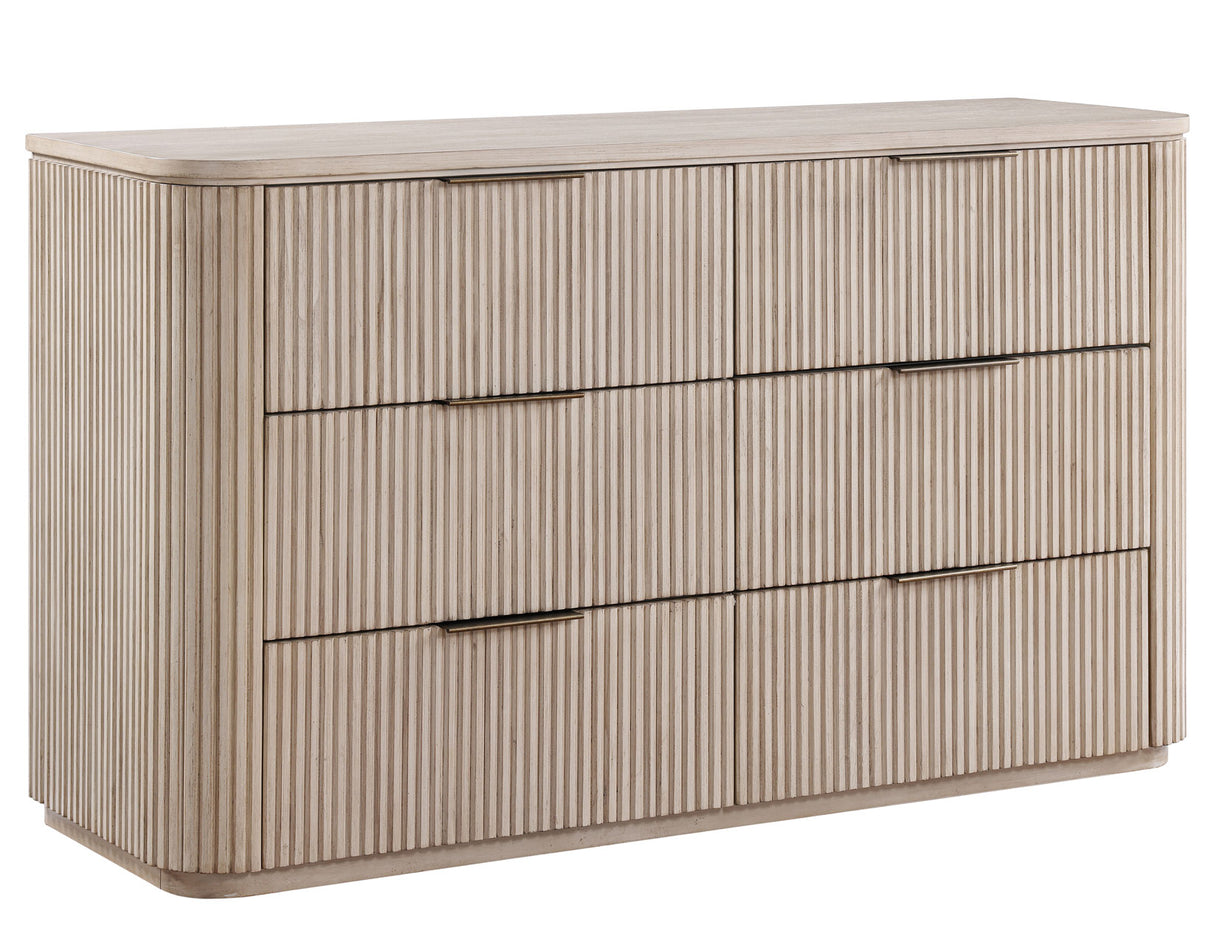 Henry Reeded Warm Tan Bedroom Set from Steve Silver - Luna Furniture