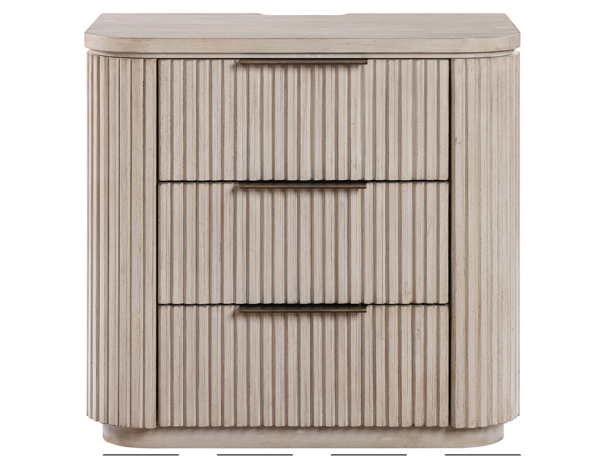 Henry Reeded Warm Tan Bedroom Set from Steve Silver - Luna Furniture