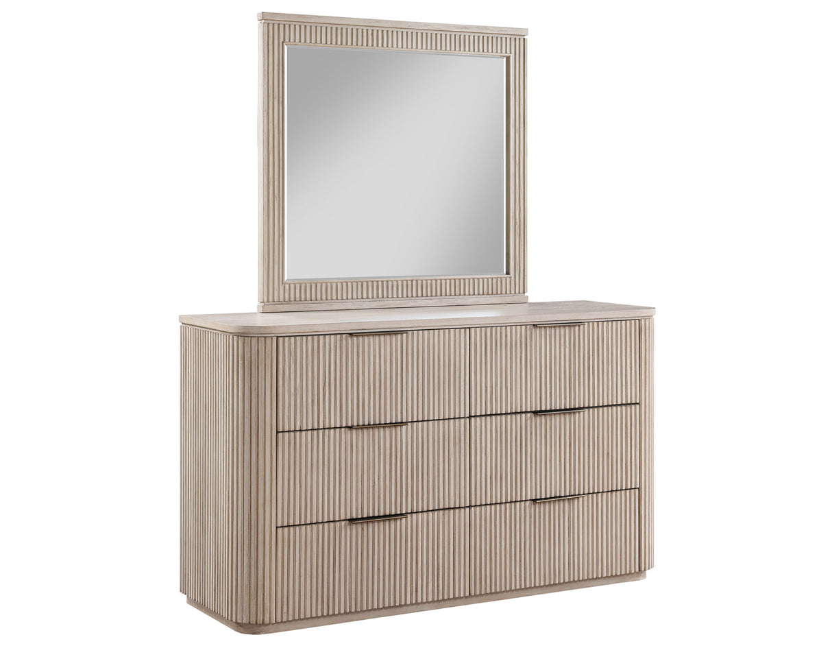 Henry Reeded Warm Tan Bedroom Set from Steve Silver - Luna Furniture