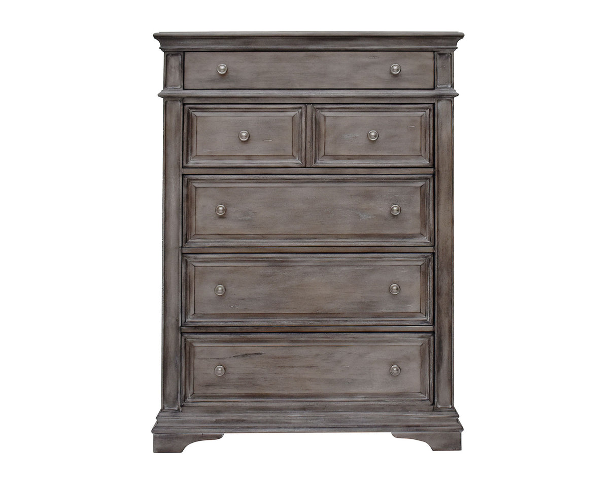 Highland Park Tan 4-Piece Queen Set(Q Bed/NS/Dresser/Mir) from Steve Silver - Luna Furniture