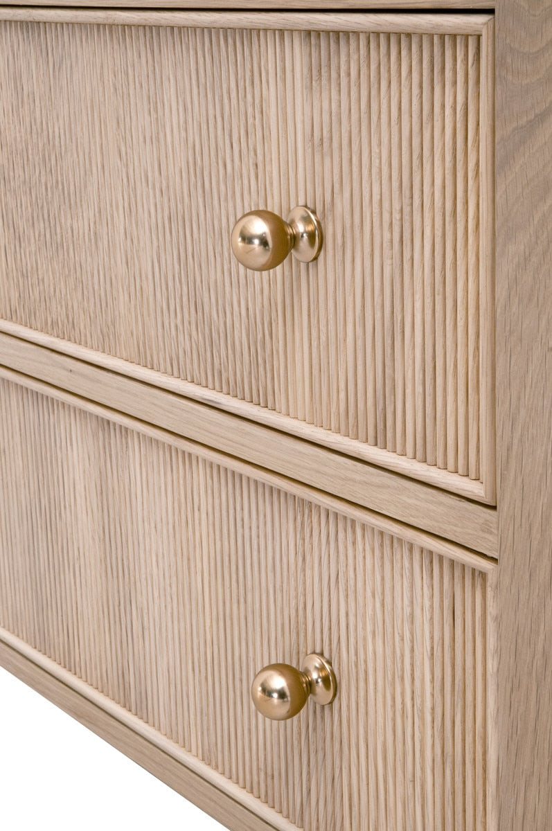Highland Open Shelf 2-drawer Nightstand from Essentials For Living - Luna Furniture