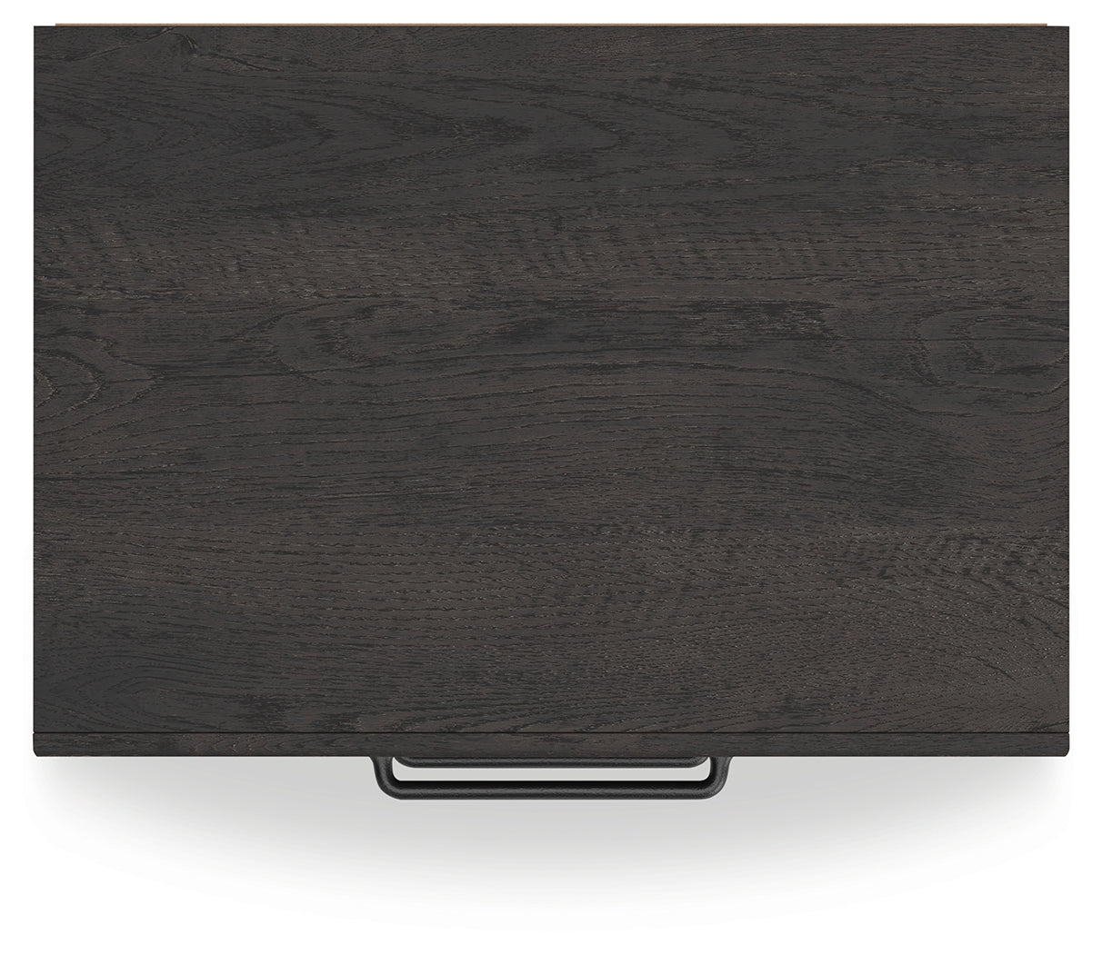 Hollivern Full Panel Bed with Storage with Mirrored Dresser and Nightstand in Dark Gray from Ashley - Luna Furniture