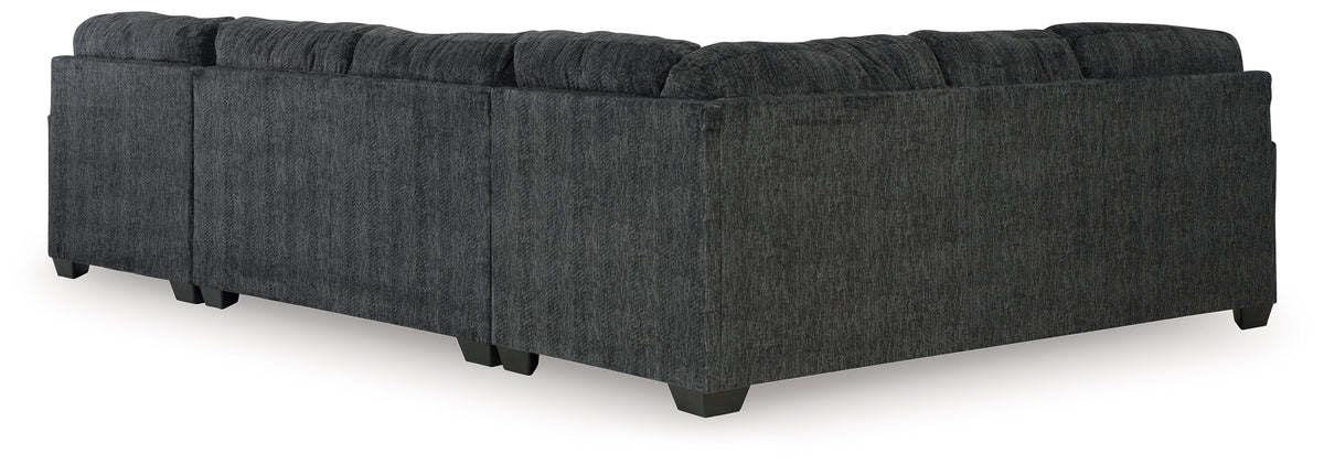 Hollyview Shadow 3-Piece Sectional with Chaise from Ashley Furniture - Luna Furniture