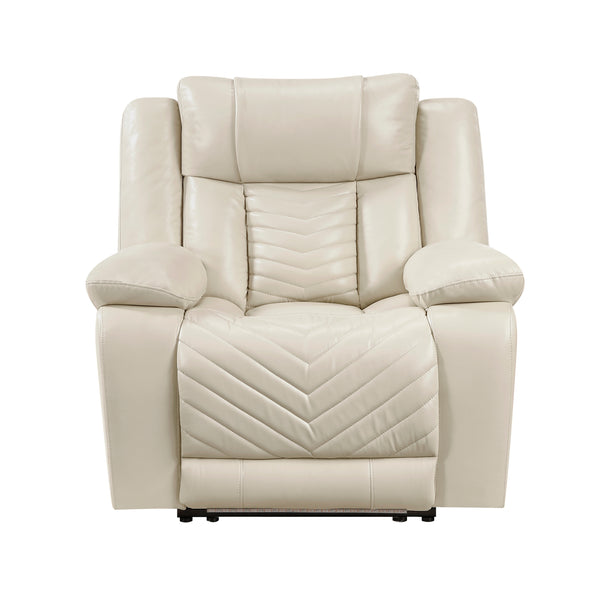 Huron Beige Power Reclining Chair