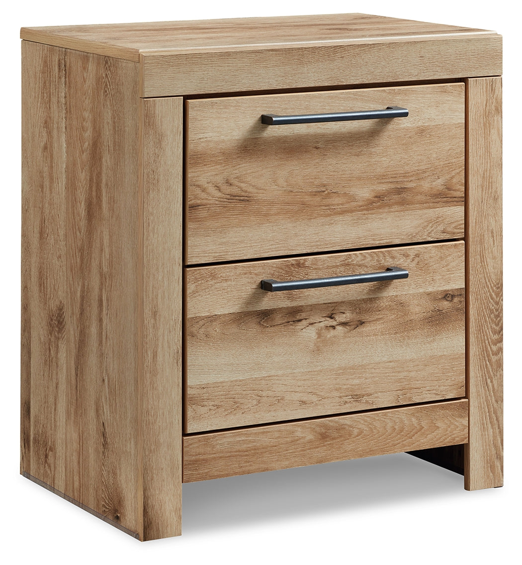 Hyanna Tan Brown King Panel Storage Bed, Dresser and 2 Nightstands from Ashley Furniture - Luna Furniture