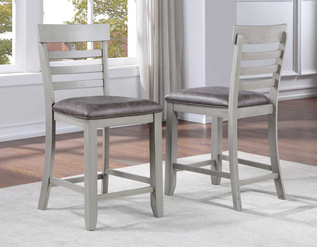 Hyland 5-Piece Counter Dining Set(Counter Table & 4 Counter Chairs) from Steve Silver - Luna Furniture