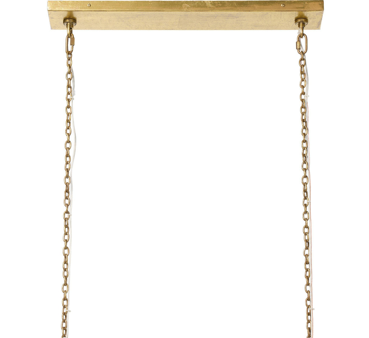 Adeline Rectangular Chandelier in Gold Leaf from Four Hands - Luna Furniture