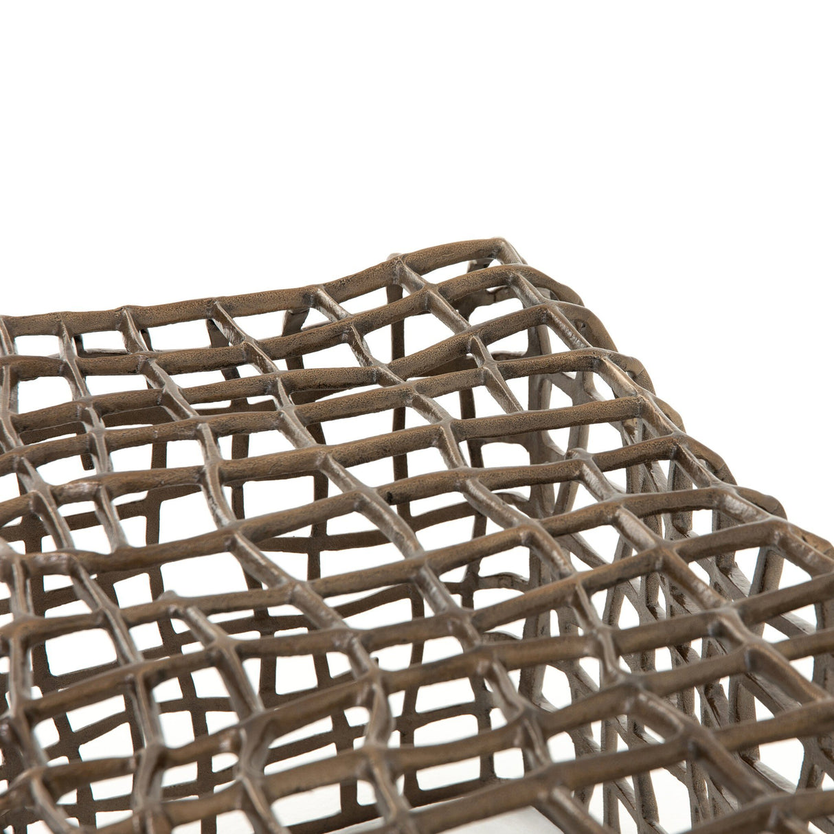 Zander Outdoor Bench in Aged Bronze from Four Hands - Luna Furniture