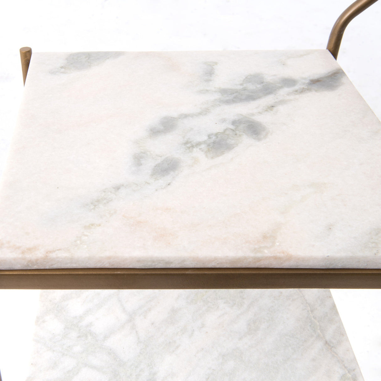 Felix Bar Cart in Antique Brass from Four Hands - Luna Furniture