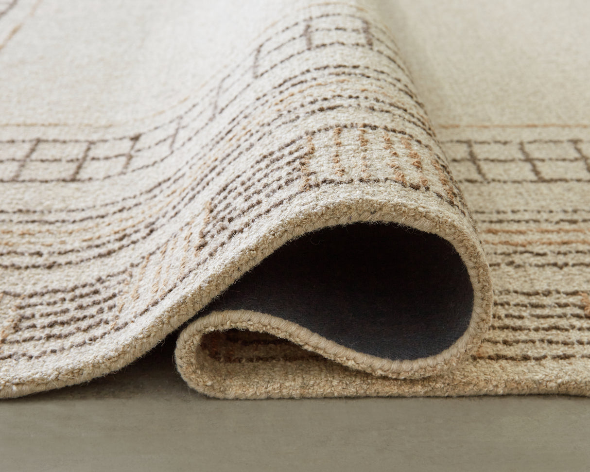 Idaman Taupe/Brown Medium Rug from Ashley - Luna Furniture