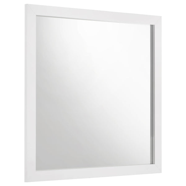 Ines White High Gloss Dresser Mirror