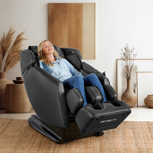 Riage 4D Massage Chair - Black from Infinity - Luna Furniture