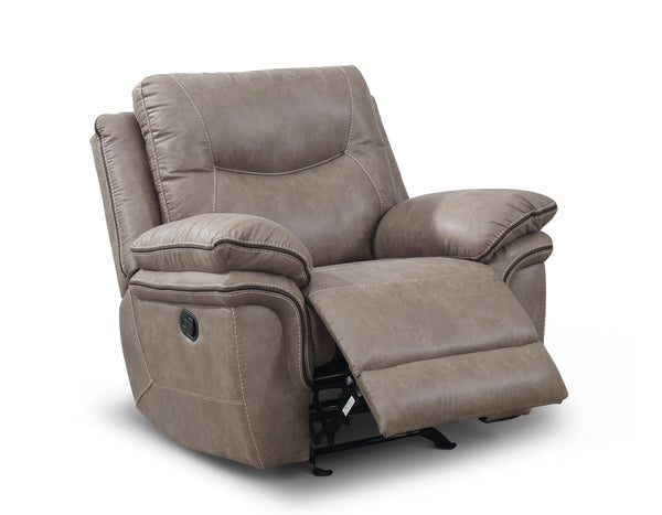 Isabella Sand Manual Glider Recliner