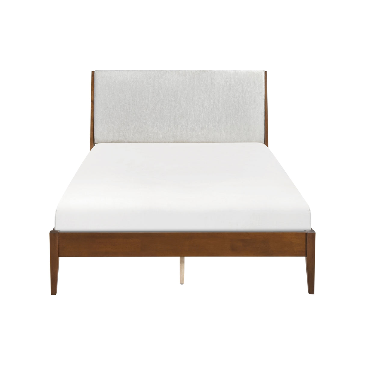Jasper Light Gray/Chestnut Full Platform Bed from Homelegance - Luna Furniture
