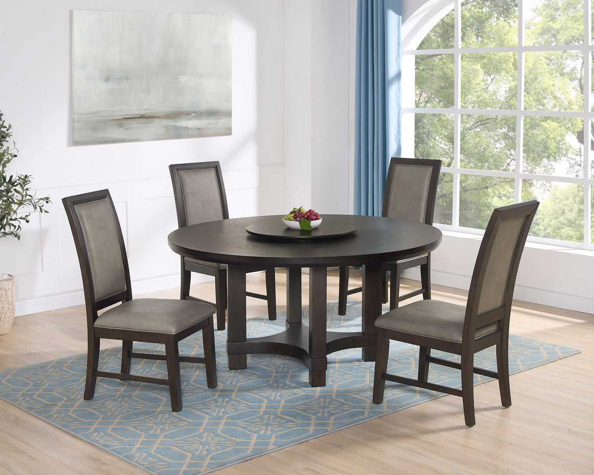 Jeffries Brown Dining Chair, Set of 2 from Crown Mark - Luna Furniture