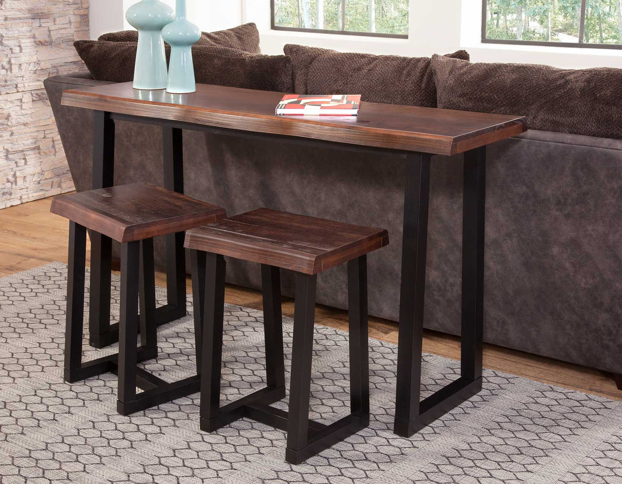 Jennings 3-Piece Counter Dining Set(Bar & 2 Counter Stools) from Steve Silver - Luna Furniture