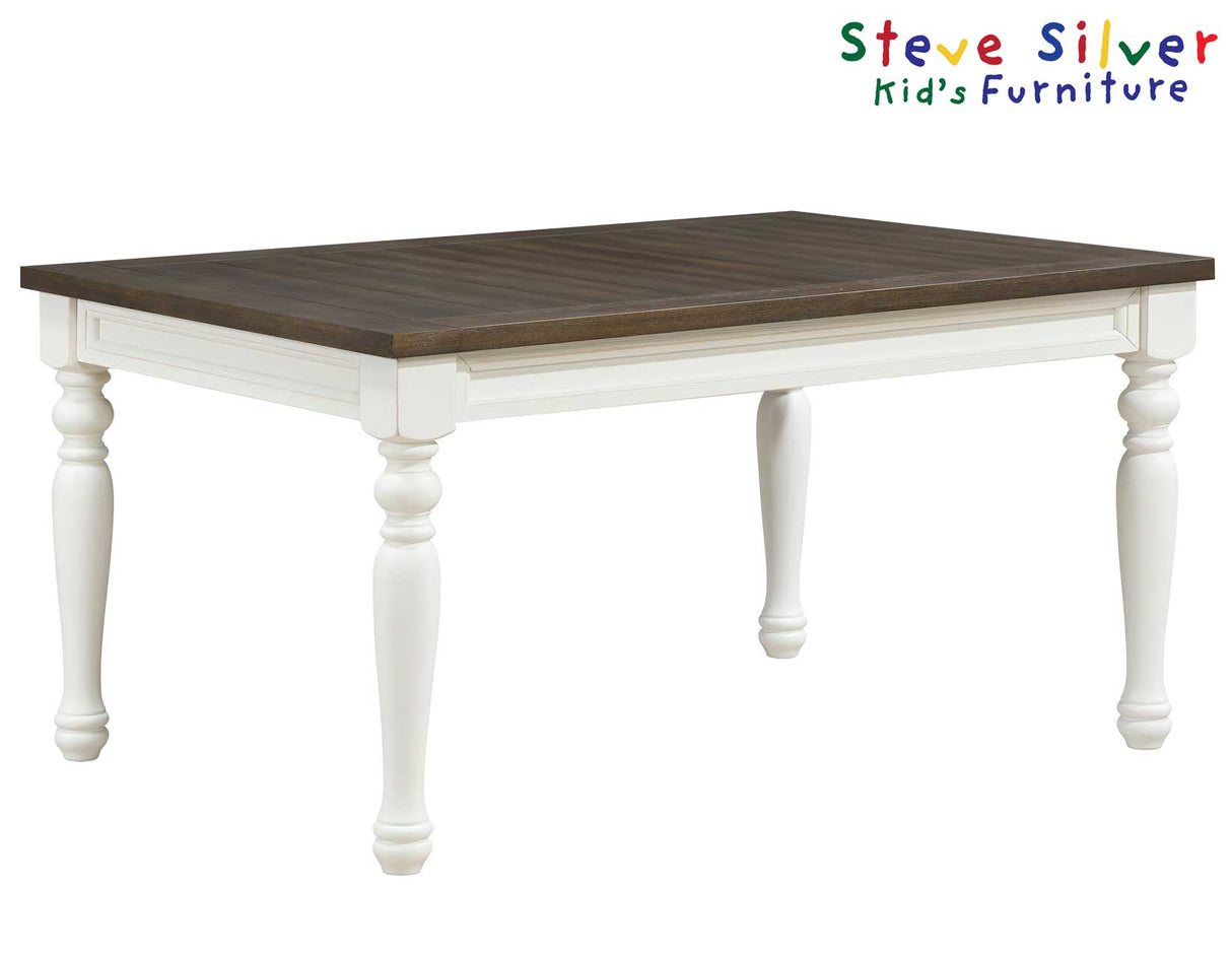Joanna Mocha/Ivory Kids Dining Table from Steve Silver - Luna Furniture