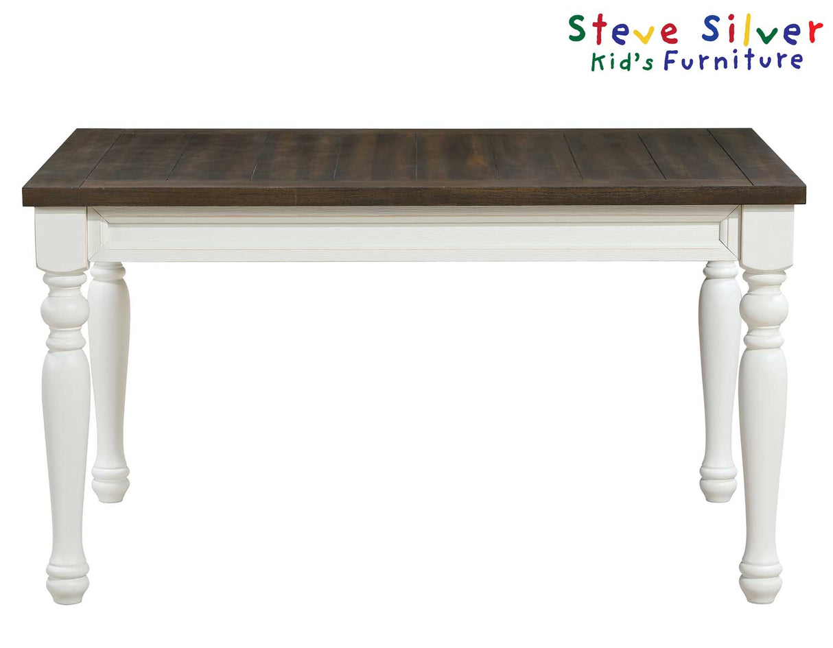 Joanna Mocha/Ivory Kids Dining Table from Steve Silver - Luna Furniture