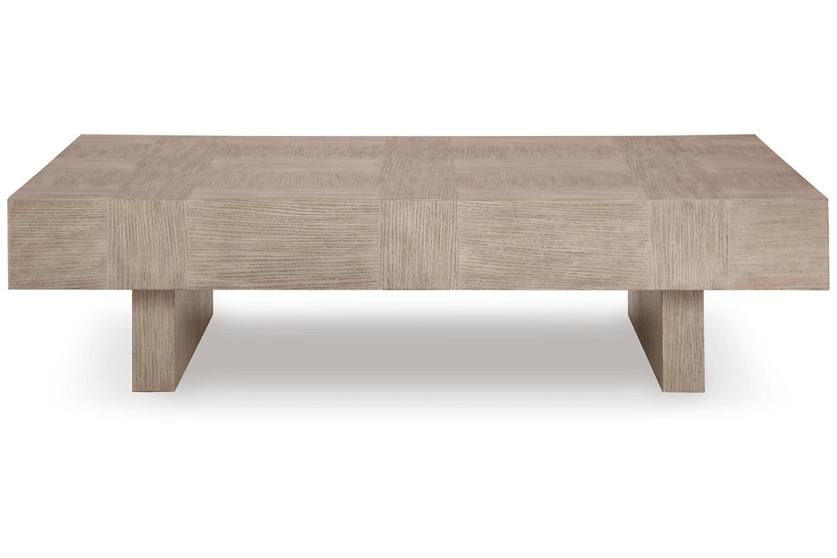 Jorlaina Light Grayish Brown Coffee Table and 2 End Tables from Ashley - Luna Furniture