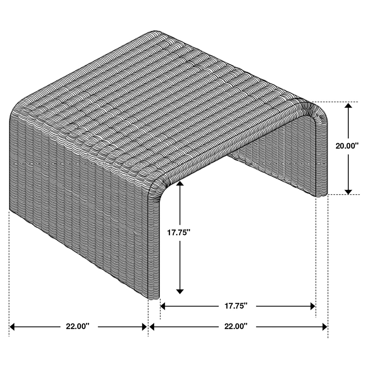 Juanita Natural 3-Piece Rattan Coffee and End Table Set from Coaster - Luna Furniture