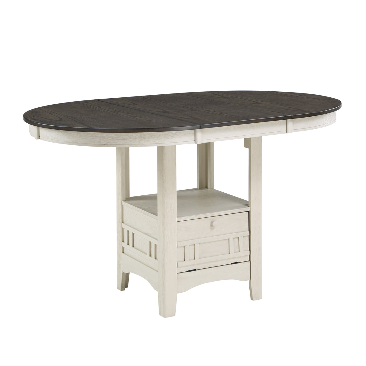 Junipero White 5-Piece Extendable Counter Height Set from Homelegance - Luna Furniture