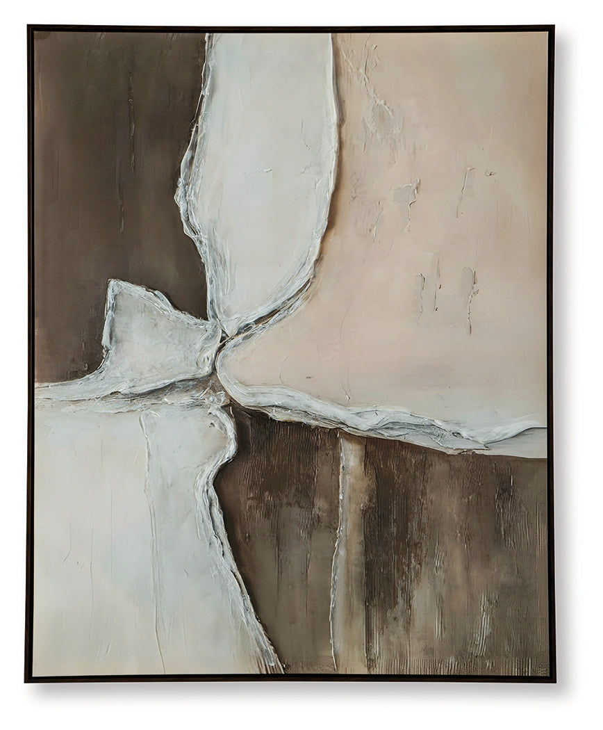 Junward Brown/Tan/White Wall Art from Ashley - Luna Furniture