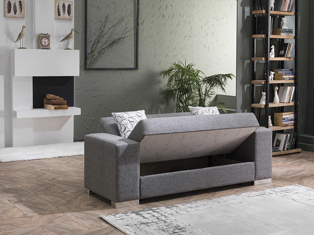 Kobe Diego Gray Living Room Set from Bellona - Luna Furniture
