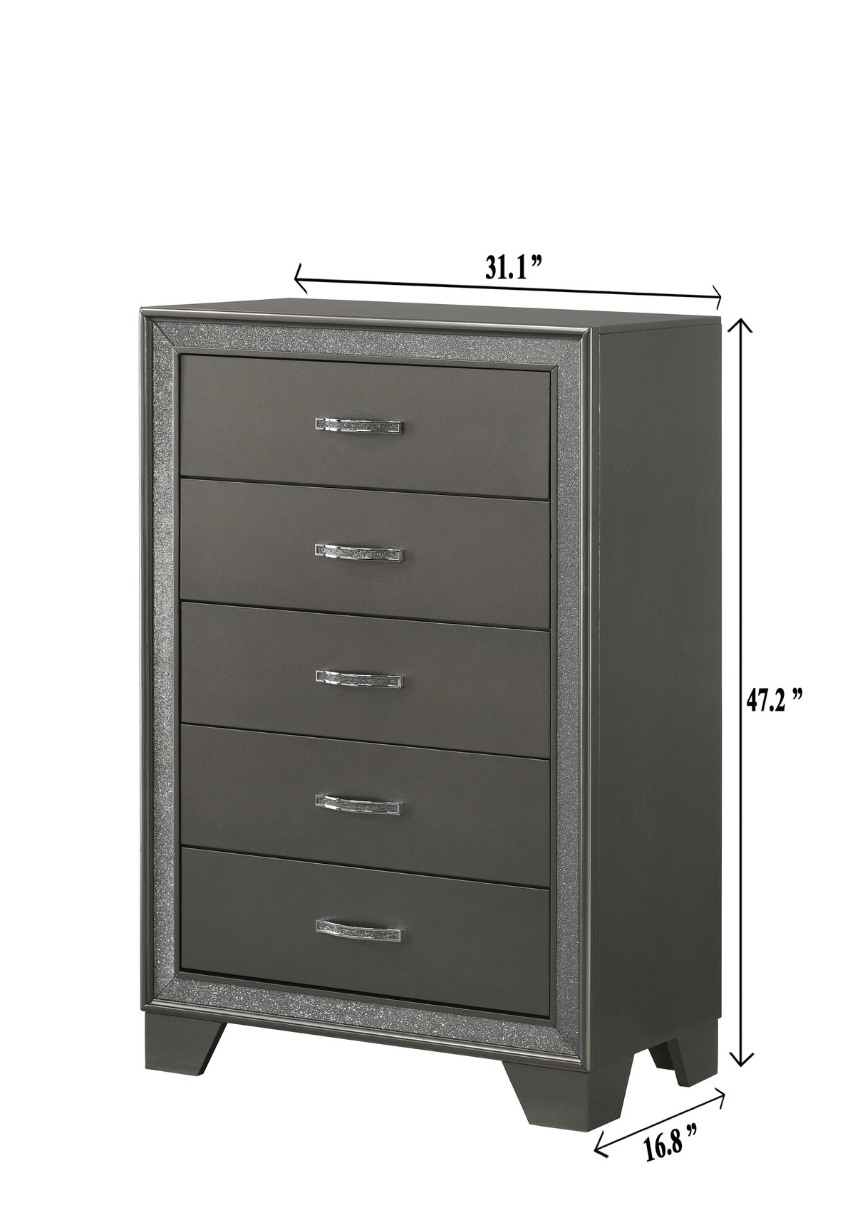 Kaia Gray Chest from Crown Mark - Luna Furniture