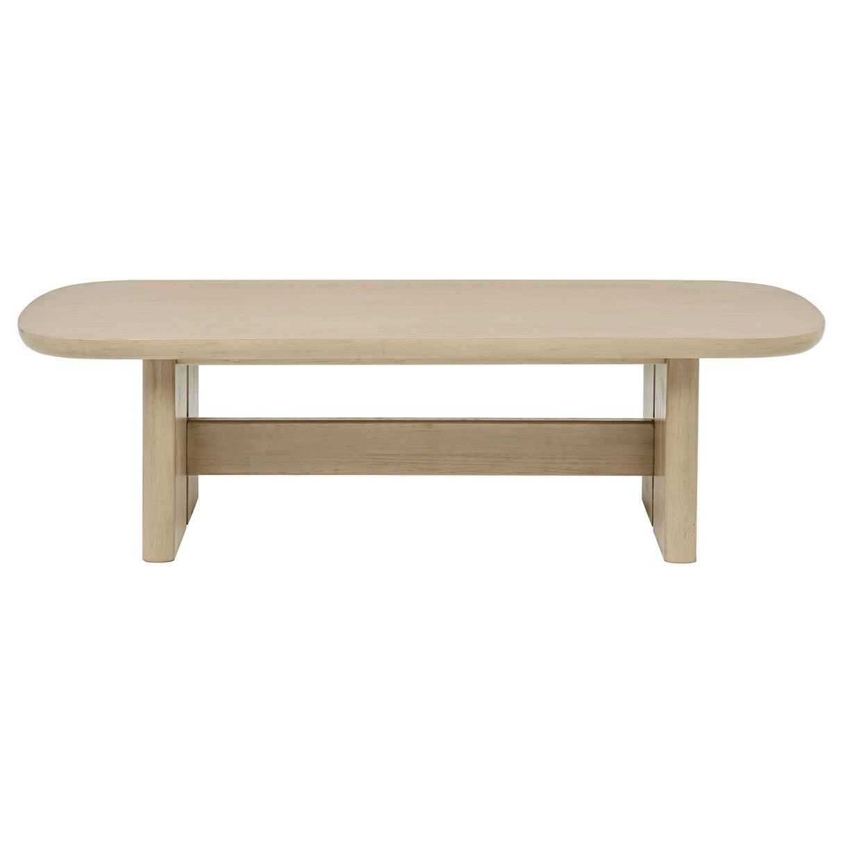 Kailani Beige Oak Coastal Rectangular Cocktail Coffee Table from Coaster - Luna Furniture