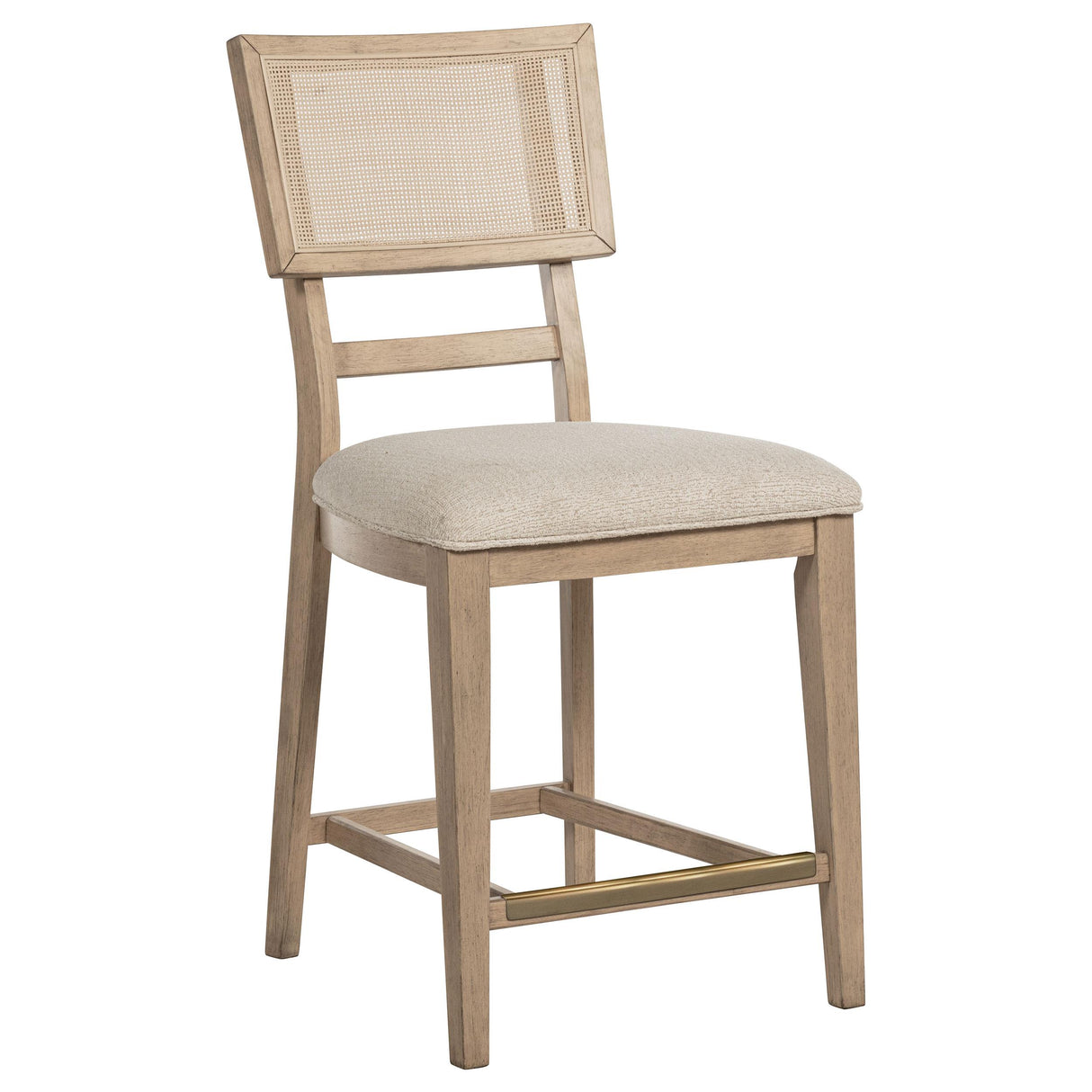Kailani Beige Oak Radio Weave Cane Counter Height Chair, Set of 2 from Coaster - Luna Furniture