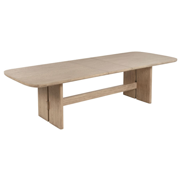 Kailani Beige Oak Rectangular Wood Dining Table