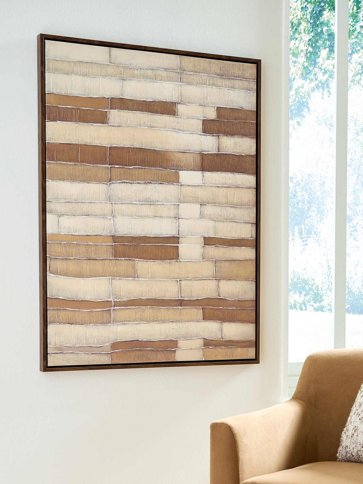Kalanmore Brown/Tan/White Wall Art from Ashley Furniture - Luna Furniture