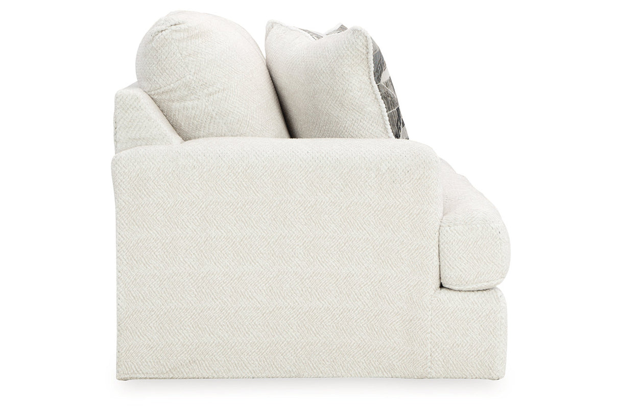 Karinne Linen Loveseat and Chair from Ashley Furniture - Luna Furniture