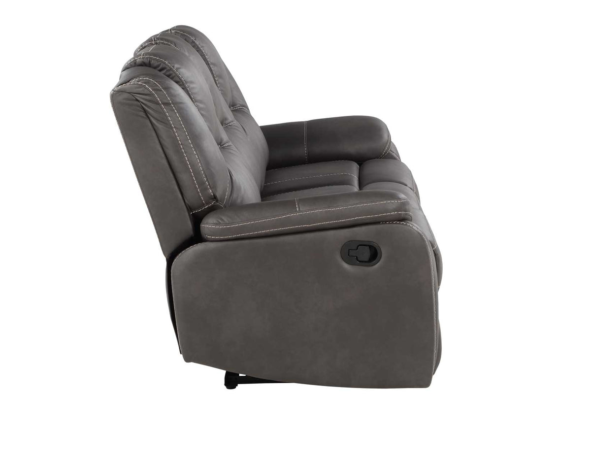 Katrine Charcoal Reclining Sofa from Steve Silver - Luna Furniture