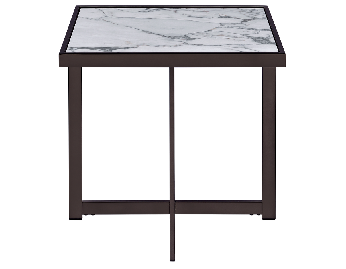 Kayley 23.25″ Sintered Stone End Table from Steve Silver - Luna Furniture