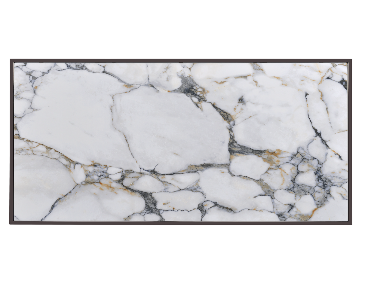 Kayley 47.5″ Sintered Stone Cocktail Table from Steve Silver - Luna Furniture