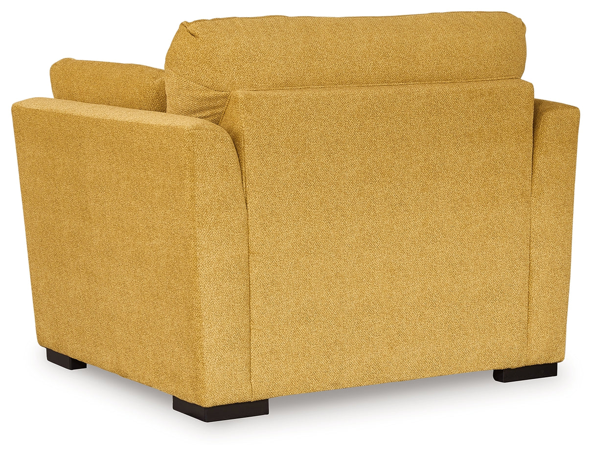 Keerwick Sunflower Sofa, Loveseat, Ottoman and 2 Chairs from Ashley - Luna Furniture