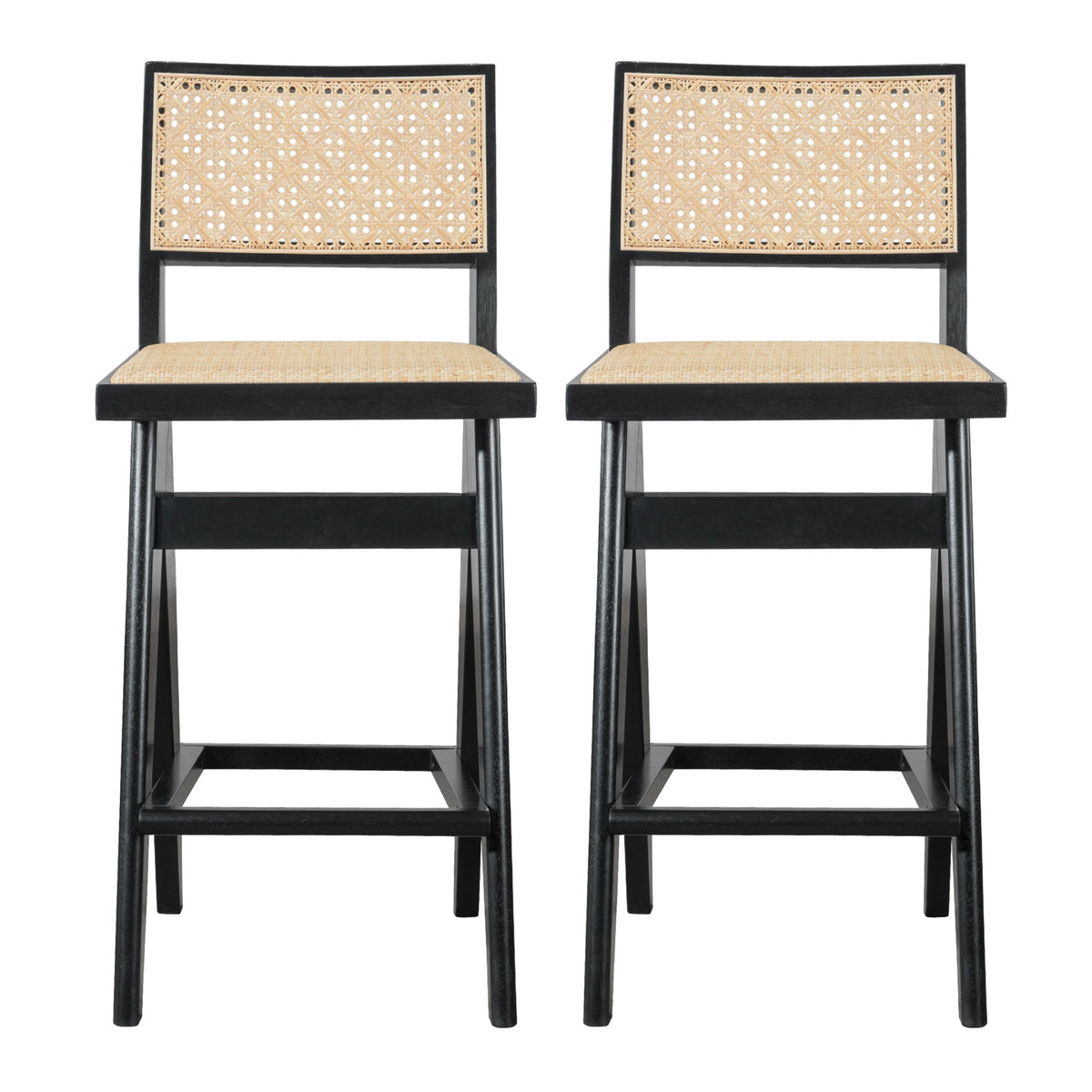 Keira Rattan Bar Stool (Set of 2) from Ashcroft Furniture - Luna Furniture