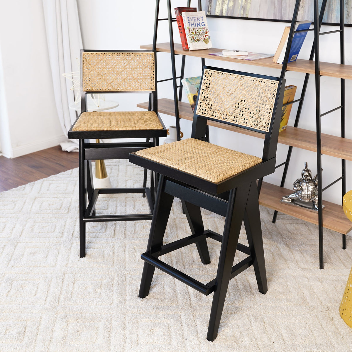 Keira Rattan Bar Stool (Set of 2) from Ashcroft Furniture - Luna Furniture