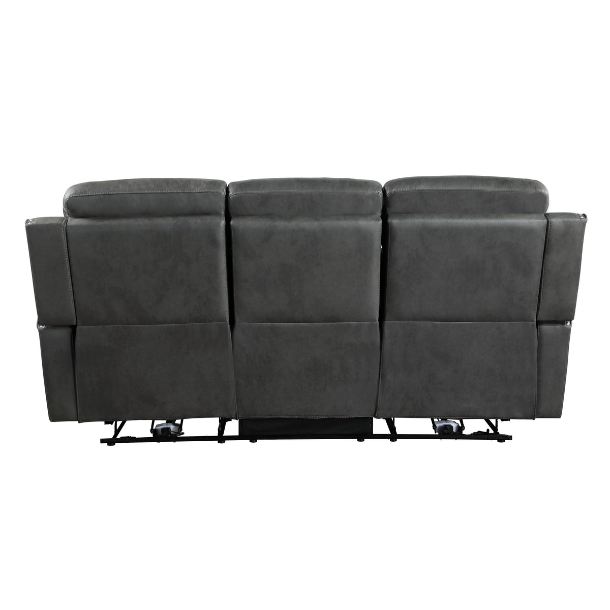 Kellen Smoky Gray Double Reclining Sofa from Homelegance - Luna Furniture
