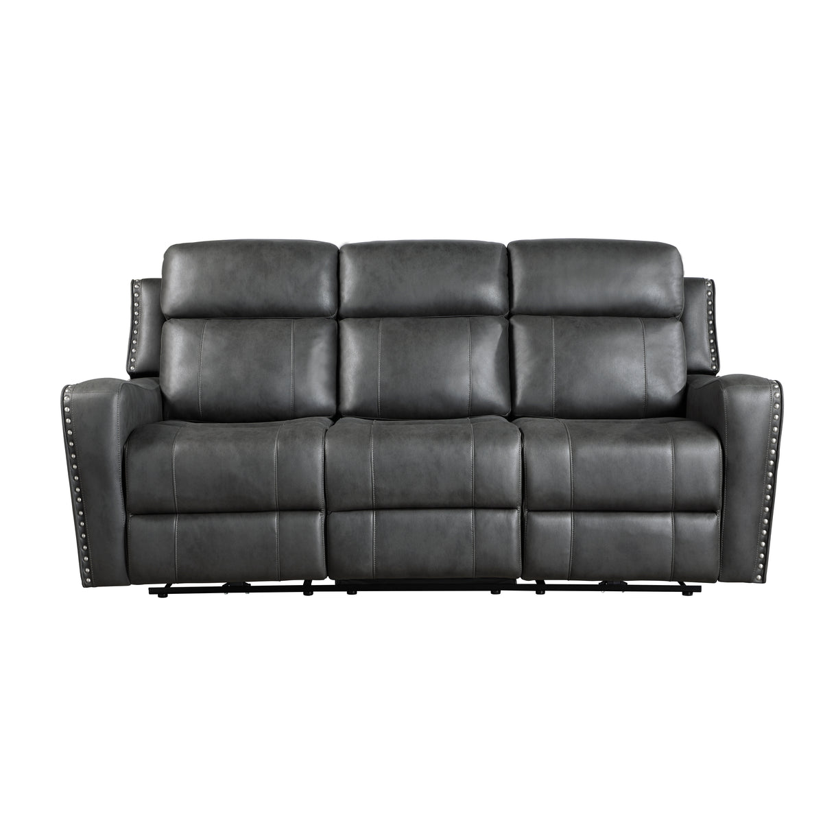 Kellen Smoky Gray Power Double Reclining Living Room Set from Homelegance - Luna Furniture