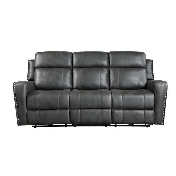 Kellen Smoky Gray Power Double Reclining Sofa