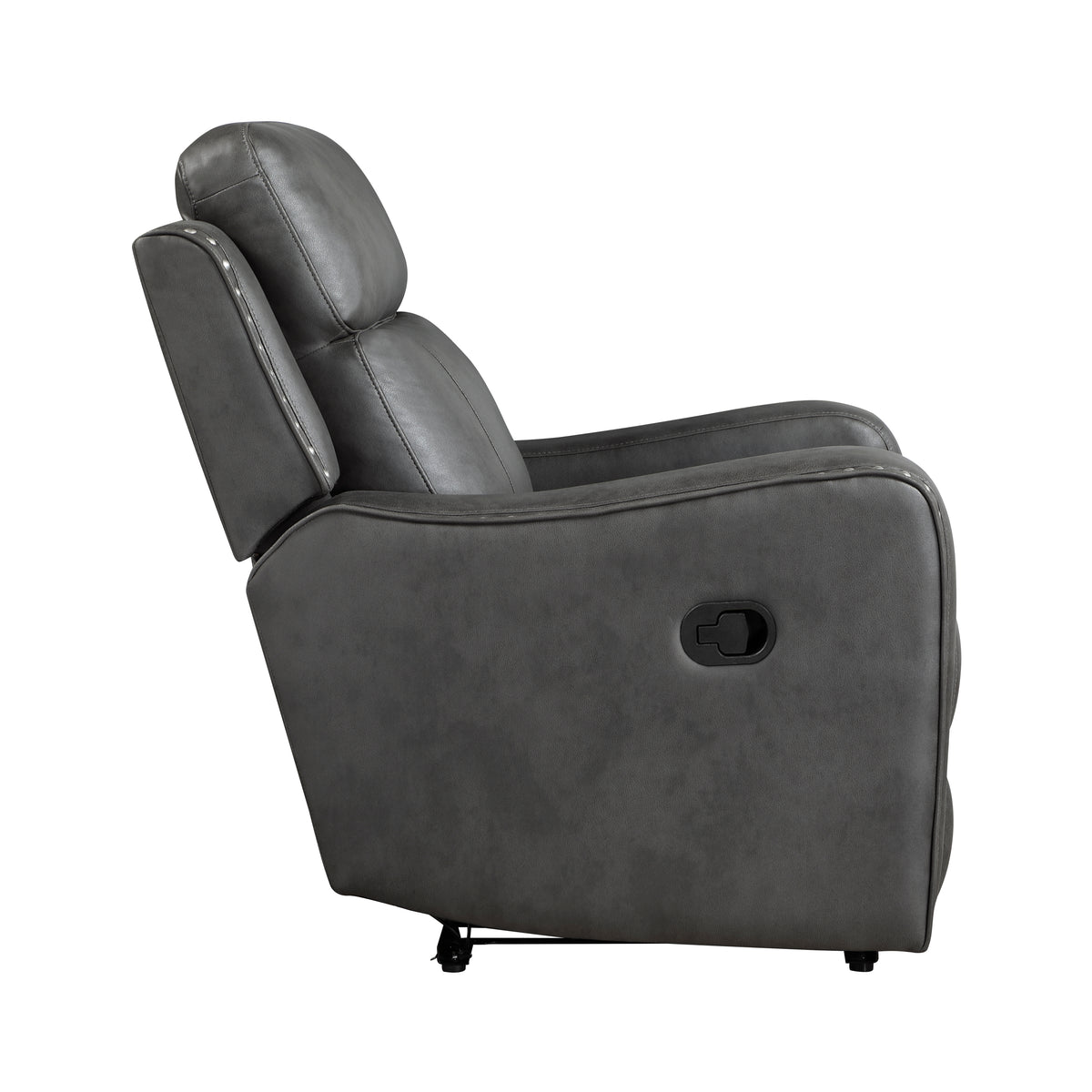 Kellen Smoky Gray Double Reclining Living Room Set from Homelegance - Luna Furniture