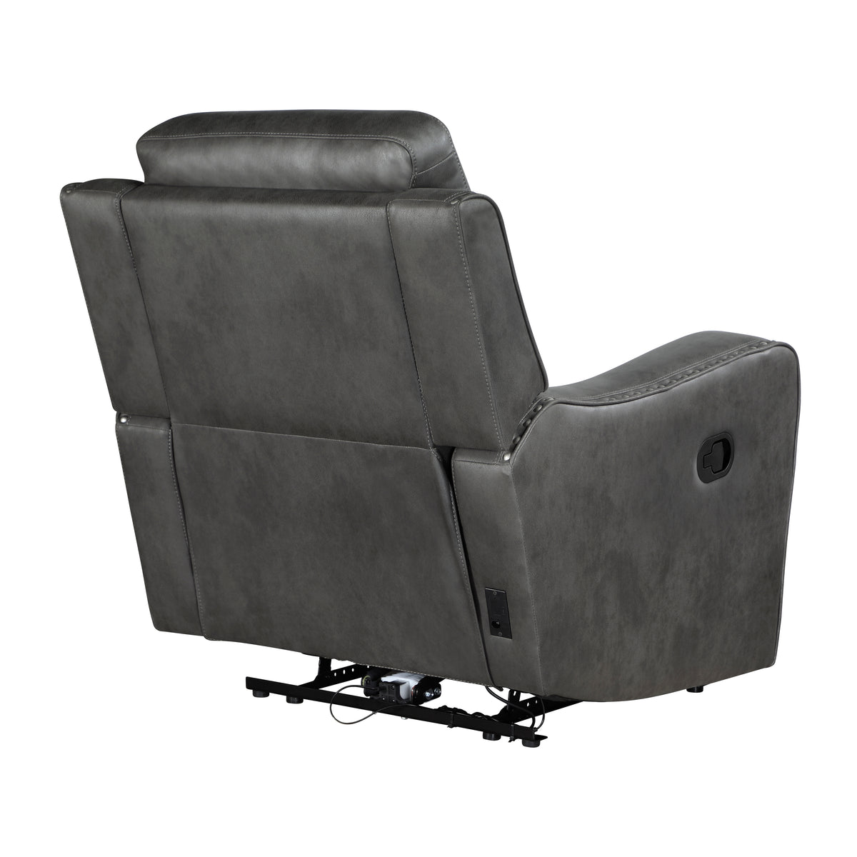 Kellen Smoky Gray Double Reclining Living Room Set from Homelegance - Luna Furniture