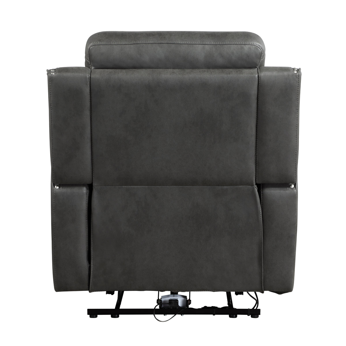 Kellen Smoky Gray Double Reclining Living Room Set from Homelegance - Luna Furniture