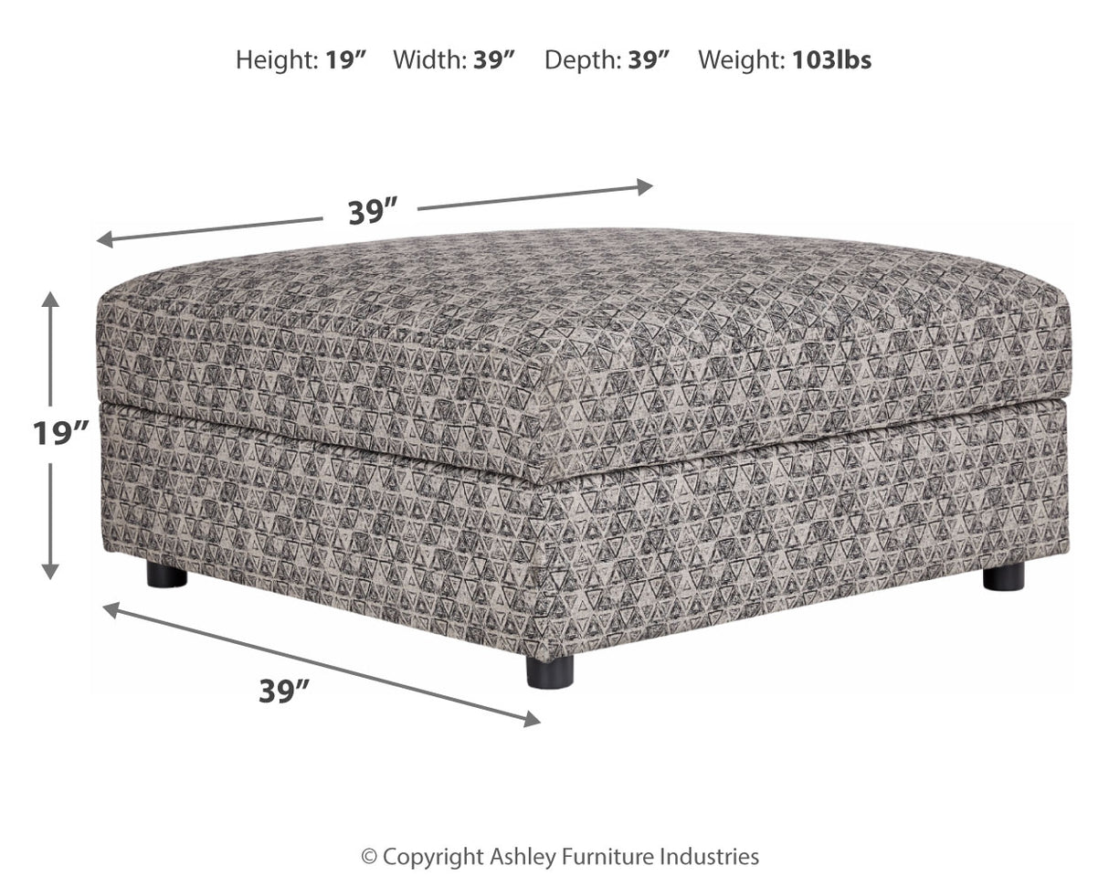 Kellway Bisque 6-Piece Sectional with Ottoman from Ashley - Luna Furniture