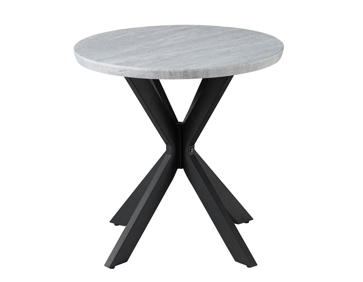 Keyla Faux-Marble Round End Table from Steve Silver - Luna Furniture