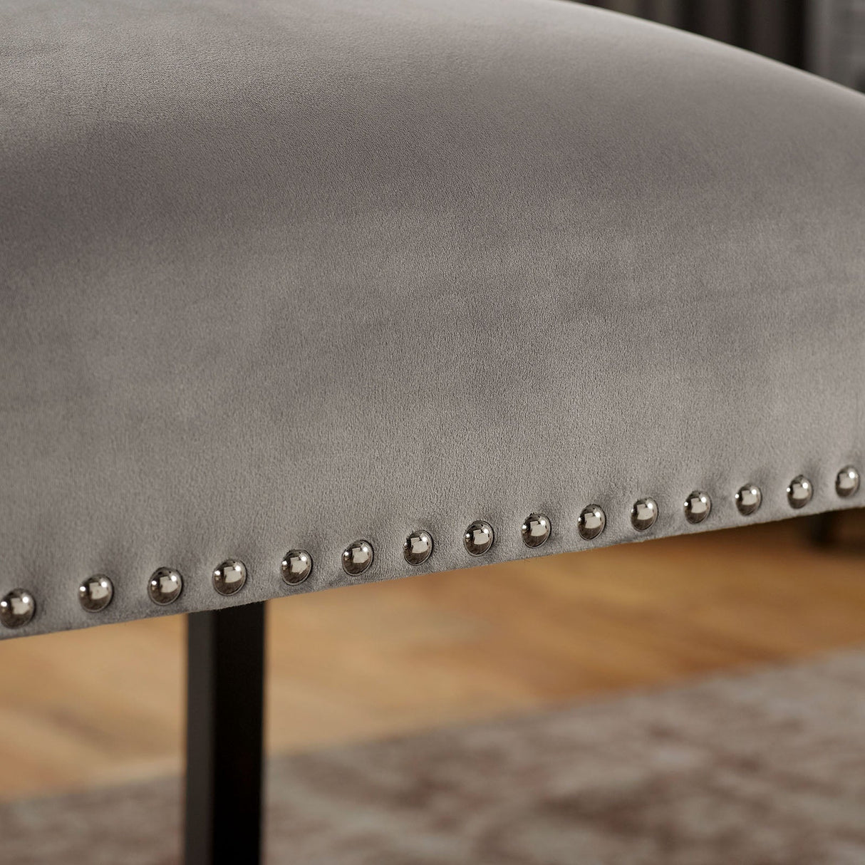 Kian Black/Light Gray Counter Height Chair from Furniture of America - Luna Furniture